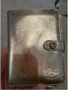 Il Bisonte passport wallet - platinum